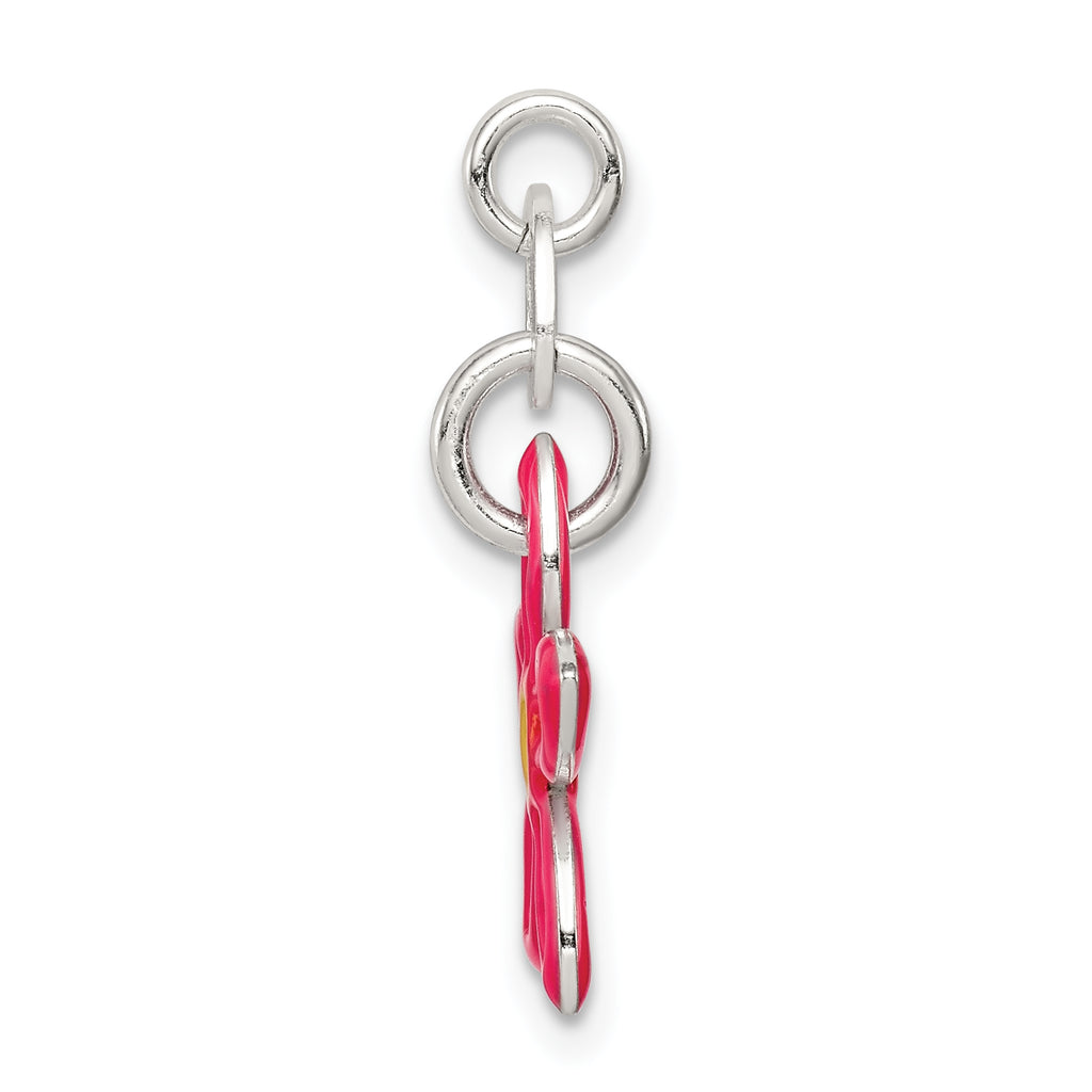 Sophia Jewelers 925 Sterling Silver Enameled Charm with Anti-Tarnish Finish
