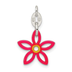 Sophia Jewelers 925 Sterling Silver Enameled Charm with Anti-Tarnish Finish