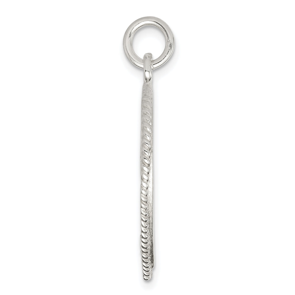 Sterling Silver 925 Best Friend Break Apart Heart Charm Polished Finish
