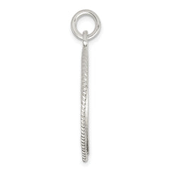 Sterling Silver 925 Best Friend Break Apart Heart Charm Polished Finish