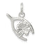 Sterling Silver Four Leaf Clover & Wishbone