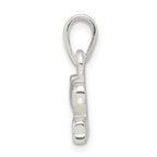 Sterling Silver 925 Music Pendant with Polished Anti-Tarnish Finish