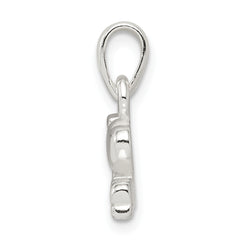 Sterling Silver 925 Music Pendant with Polished Anti-Tarnish Finish
