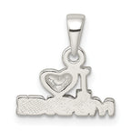 Sterling Silver 925 Music Pendant with Polished Anti-Tarnish Finish