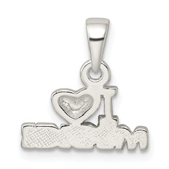 Sterling Silver 925 Music Pendant with Polished Anti-Tarnish Finish