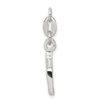 Sophia Jewelers 925 Sterling Silver Music Note Charm with Polished Finish