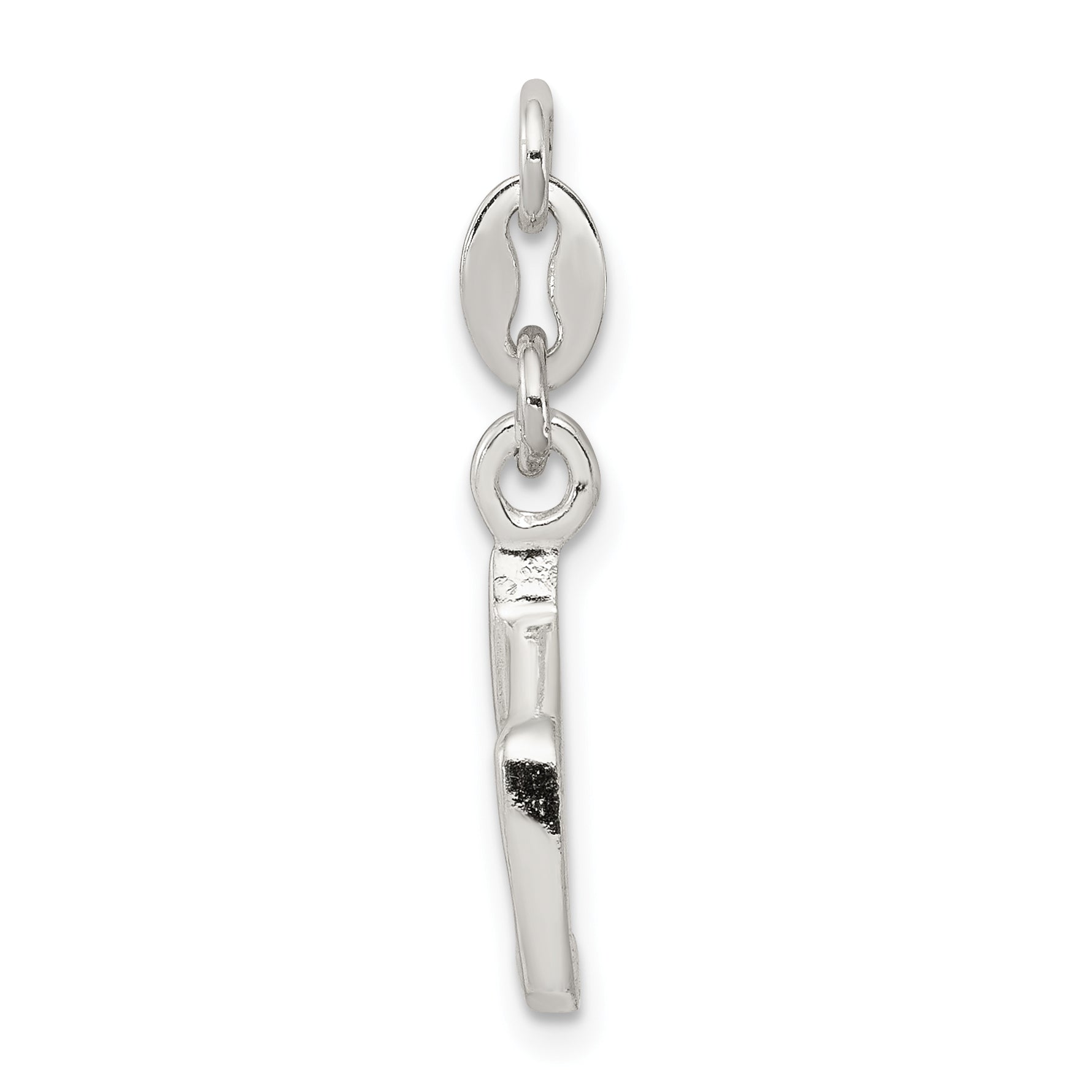 Sophia Jewelers 925 Sterling Silver Music Note Charm with Polished Finish