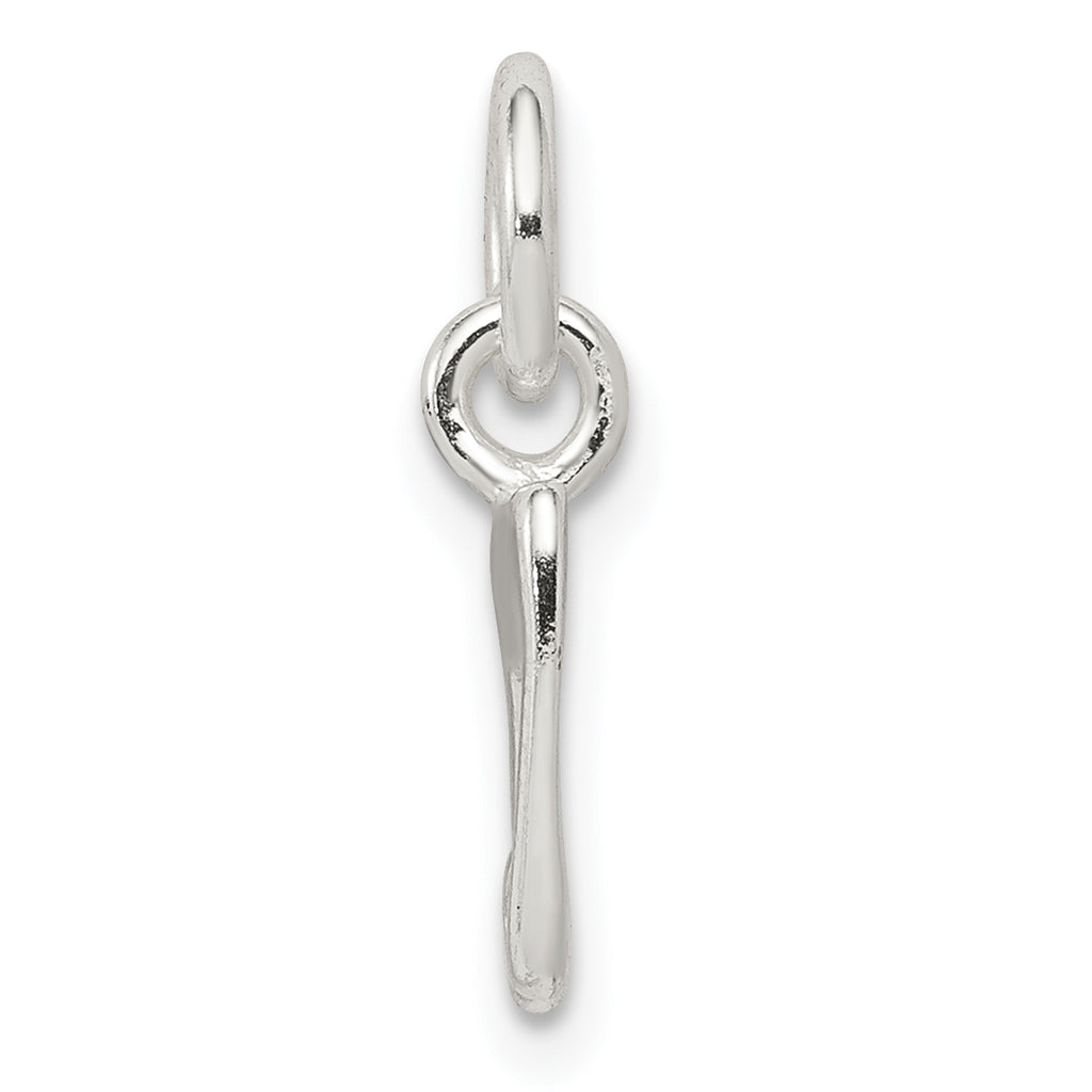 Sterling Silver 925 Music Note Charm with Polished Anti-Tarnish Finish