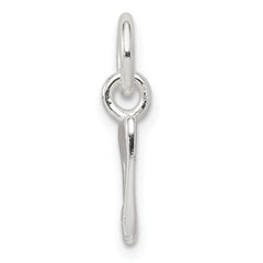 Sterling Silver 925 Music Note Charm with Polished Anti-Tarnish Finish