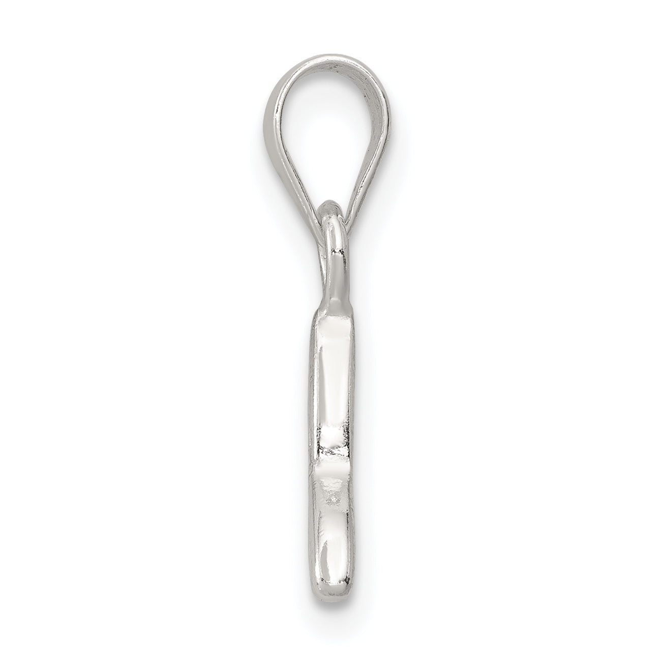 Sterling Silver 925 Trinity Charm with Anti-Tarnish Solid Design Secondary image