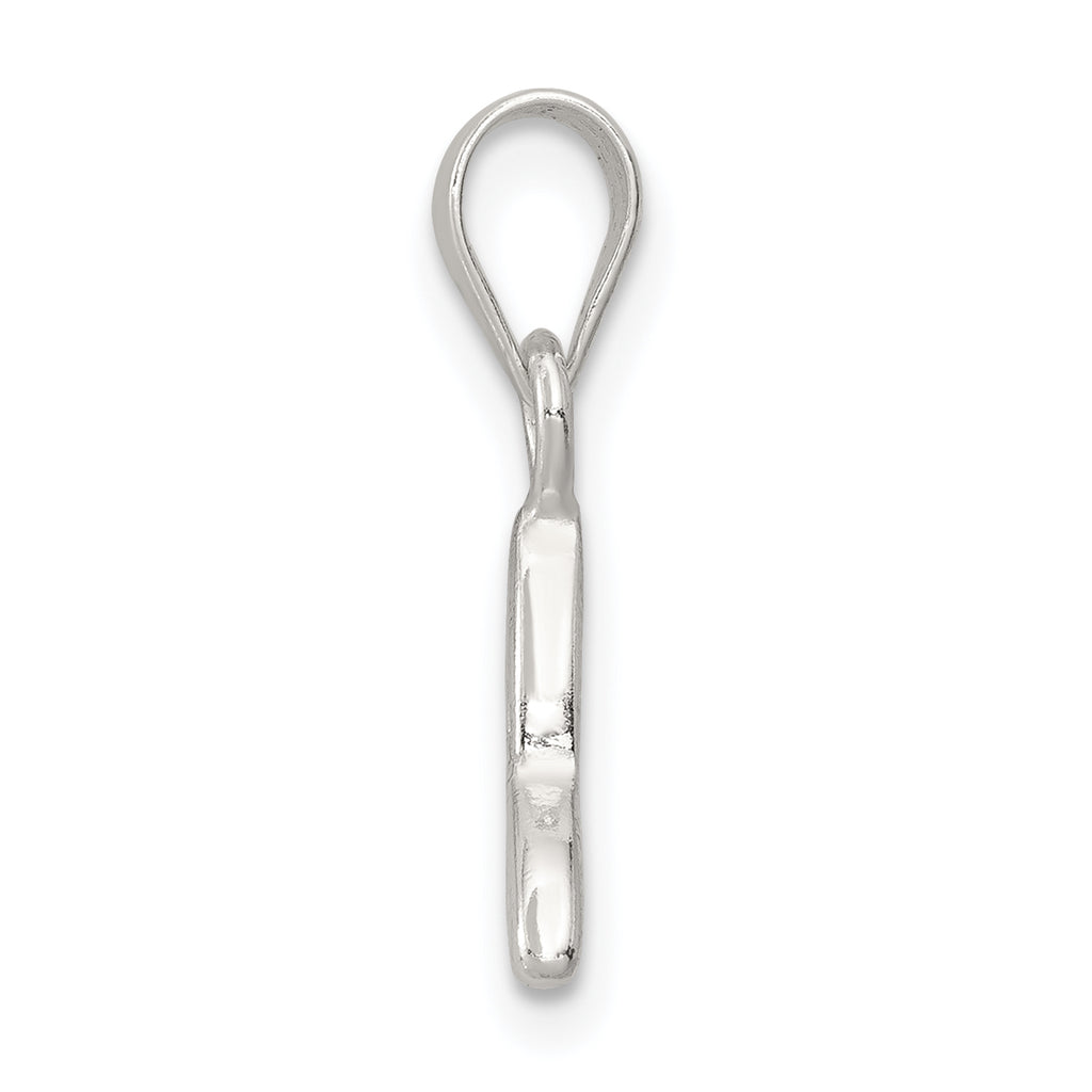 Sterling Silver 925 Trinity Charm with Anti-Tarnish Solid Design