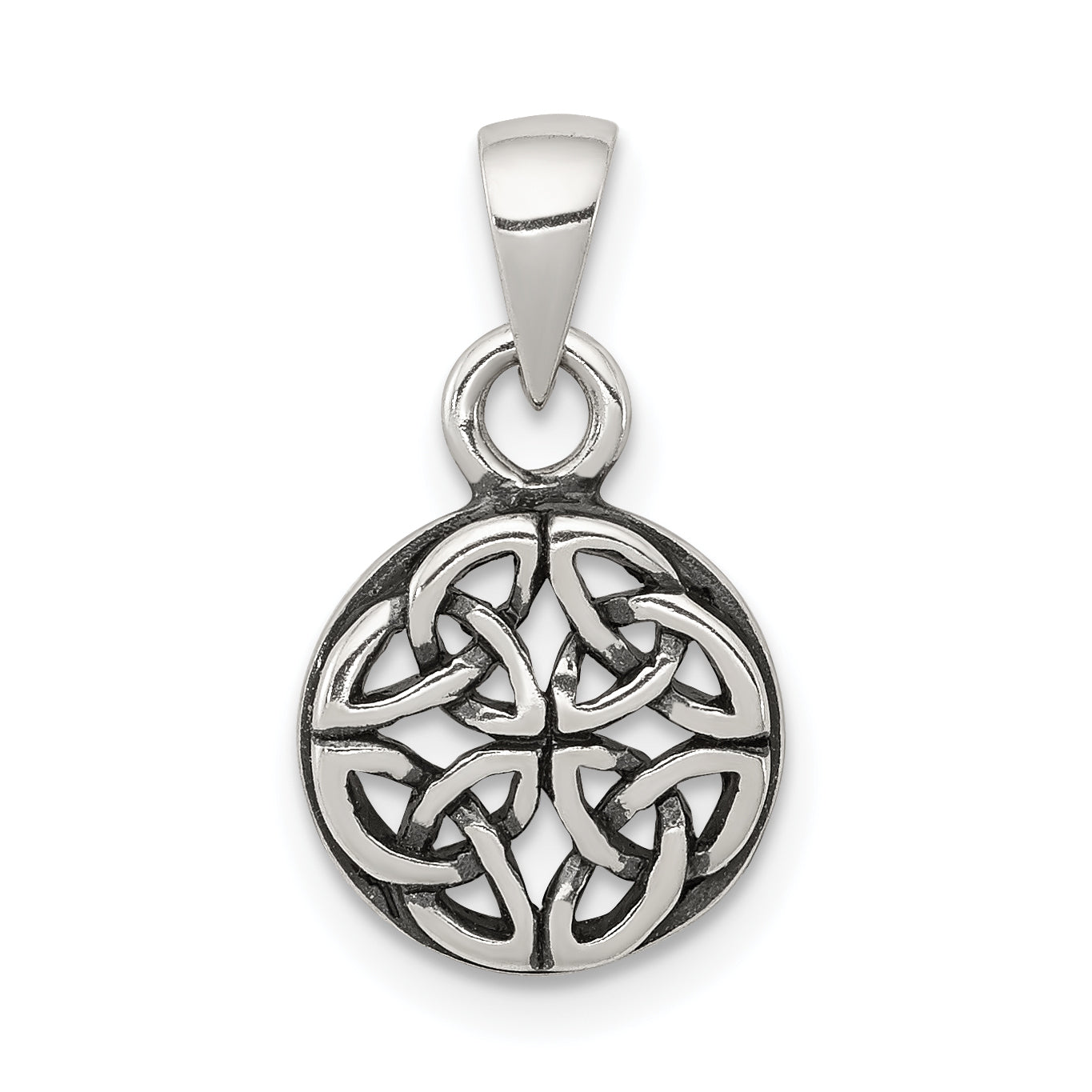 Sterling Silver Antiqued Celtic Pendant Main image