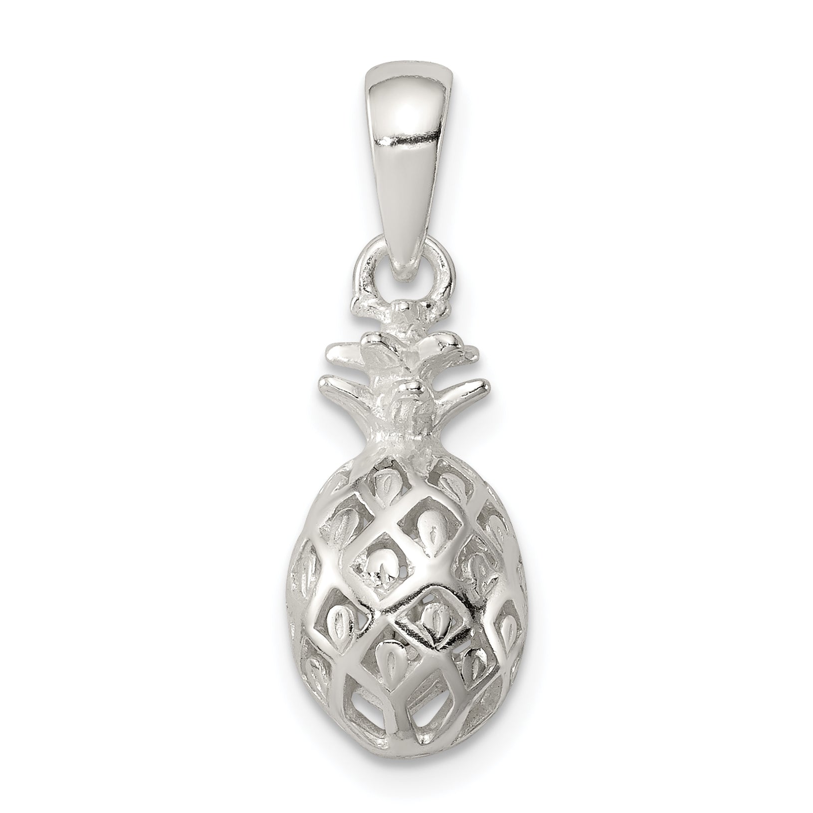 Sterling Silver Pineapple Pendant Main image