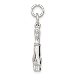 Sophia Jewelers 925 Sterling Silver 3D Fork, Knife, Spoon Charm Pendant