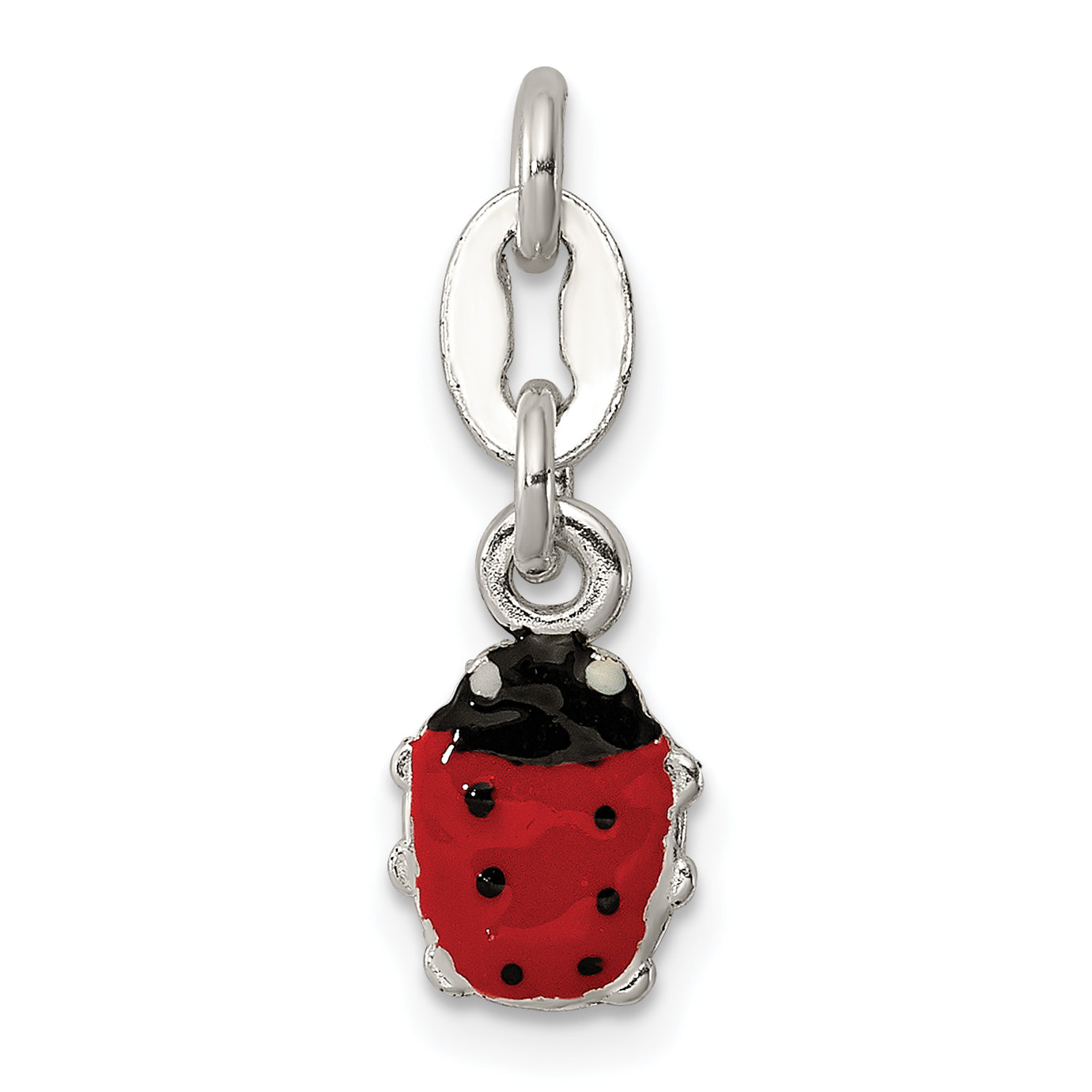 Sterling Silver Enameled Ladybug Charm Main image