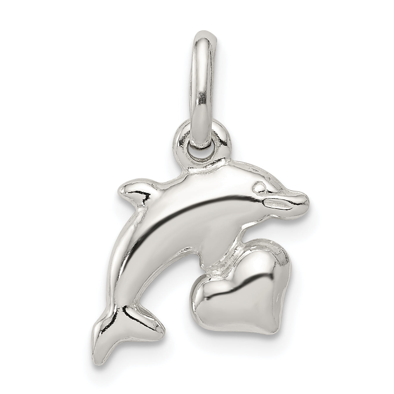 Sterling Silver Dolphin Pendant Main image