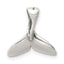 Sterling Silver Small Whale Tail Pendant