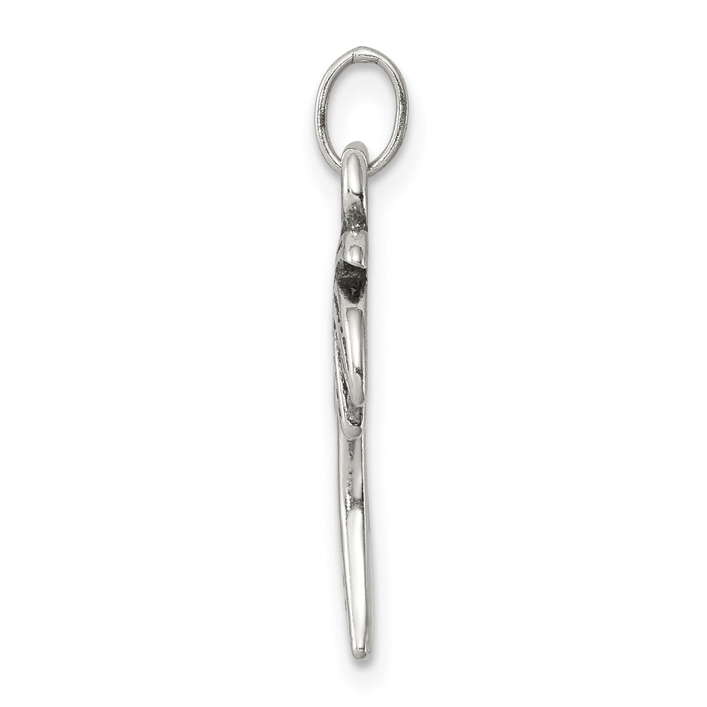 Sophia Jewelers 925 Sterling Silver Antiqued Palm Tree Charm