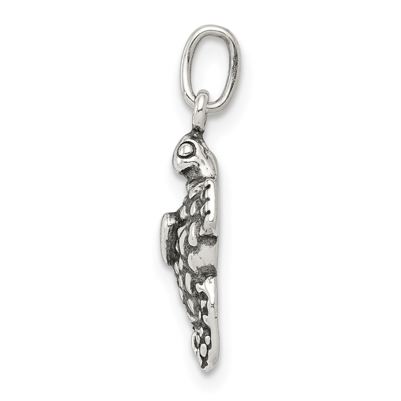 Sterling Silver 925 Antiqued Sea Turtle Charm by Sophia Jewelers Secondary image