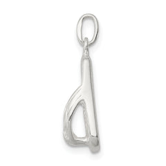Sophia Jewelers 925 Sterling Silver Polished Flip Flop Charm with Anti-Tarnish Finish