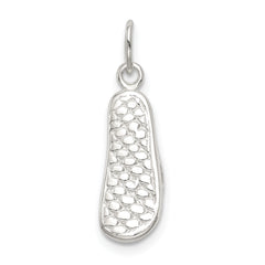 Sophia Jewelers 925 Sterling Silver Polished Flip Flop Charm with Anti-Tarnish Finish