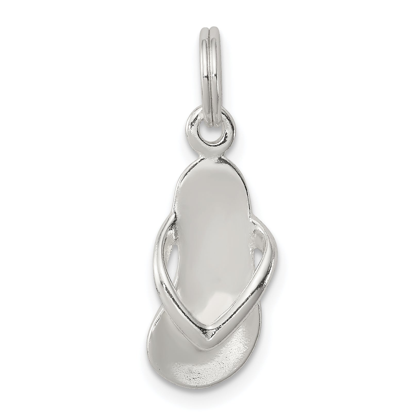 Sterling Silver Flip Flop Charm Main image