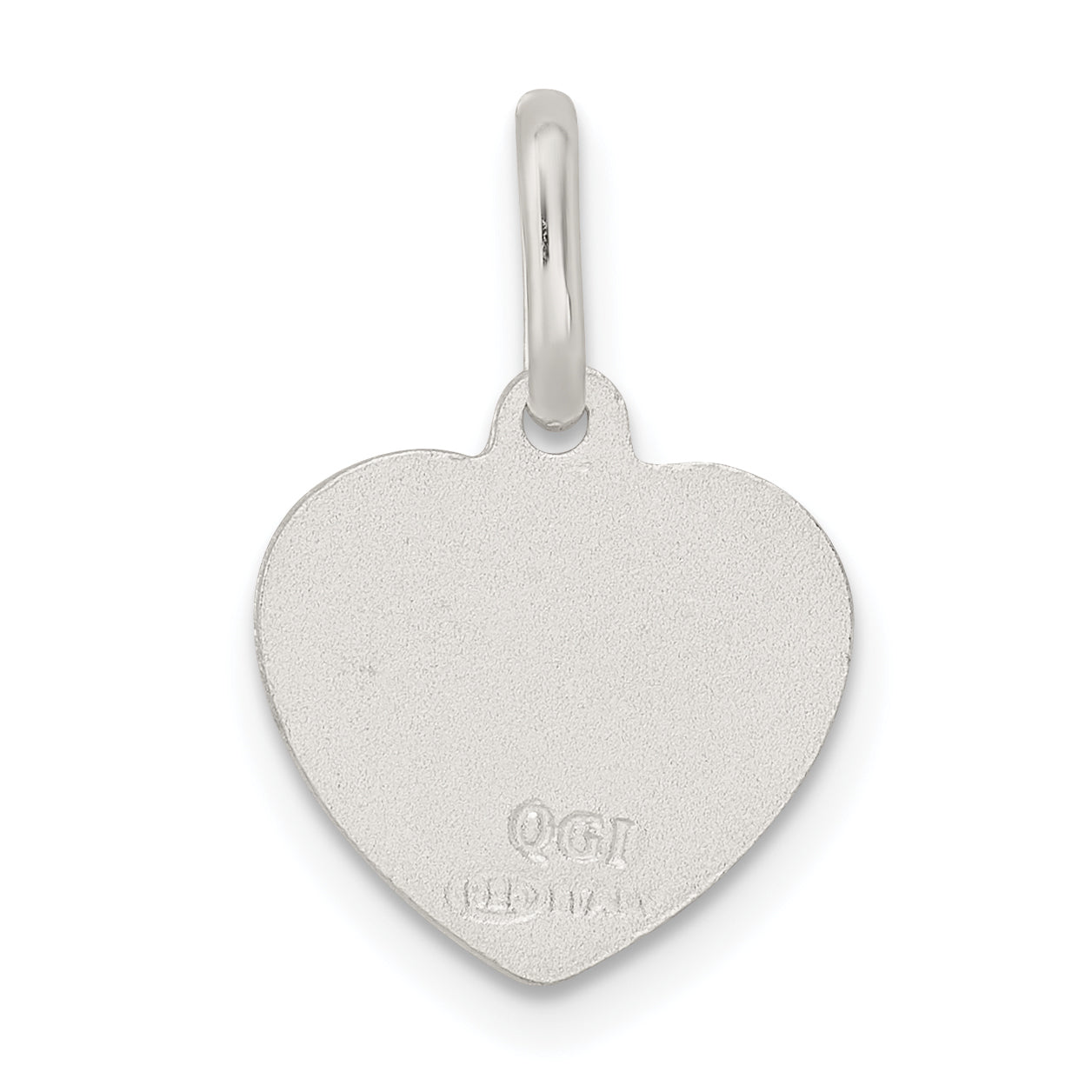 Sophia Jewelers 925 Sterling Silver Angel Heart Charm for Children