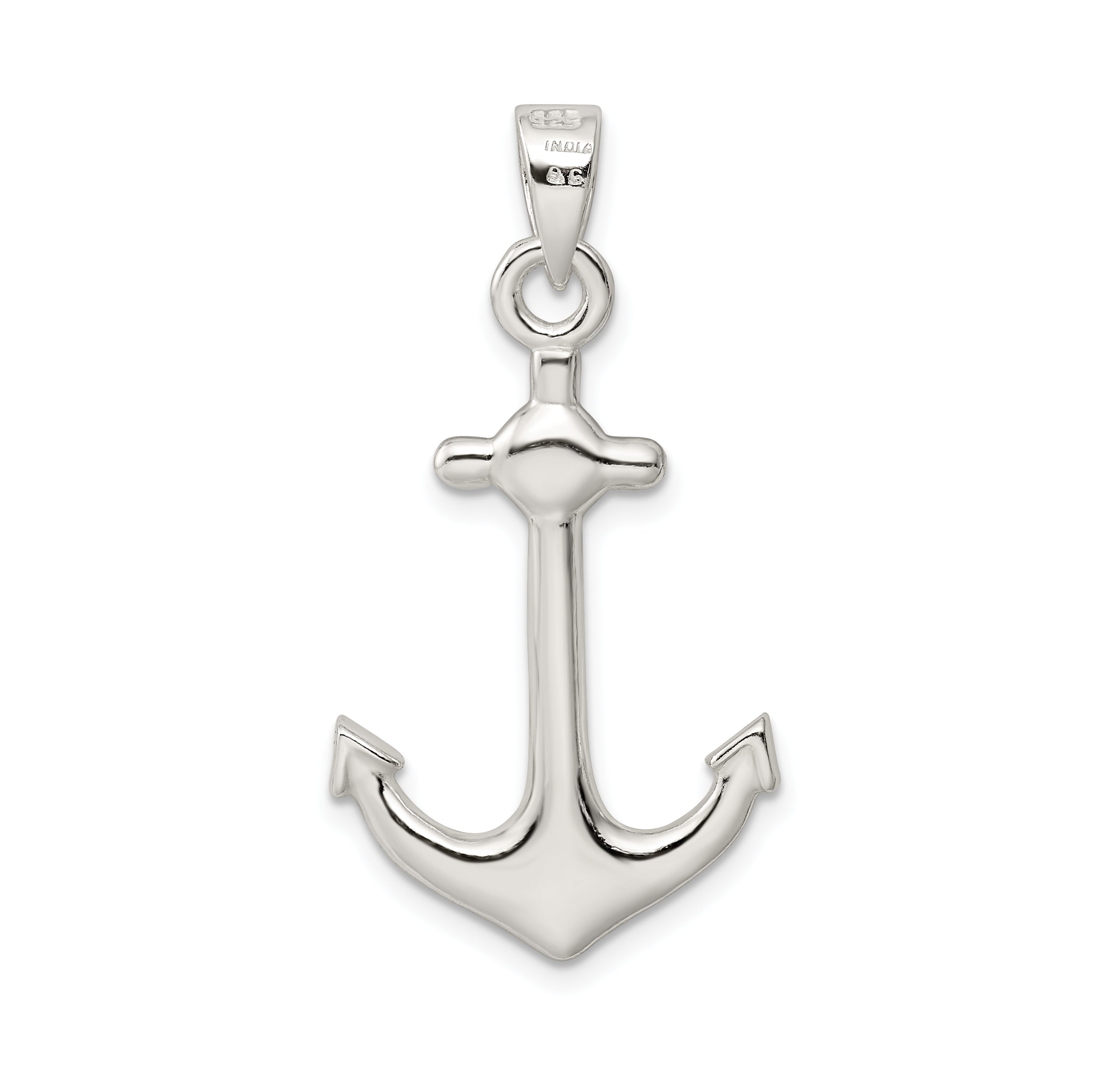 Sterling Silver Anchor Pendant
