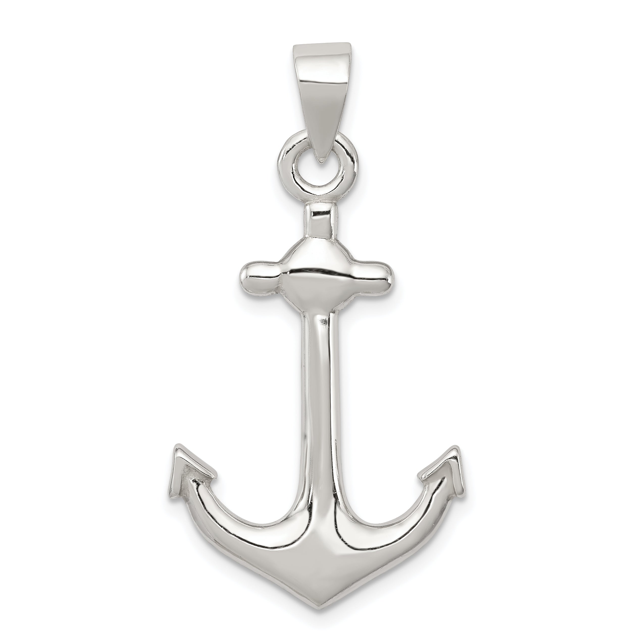 Sterling Silver Anchor Pendant Main image