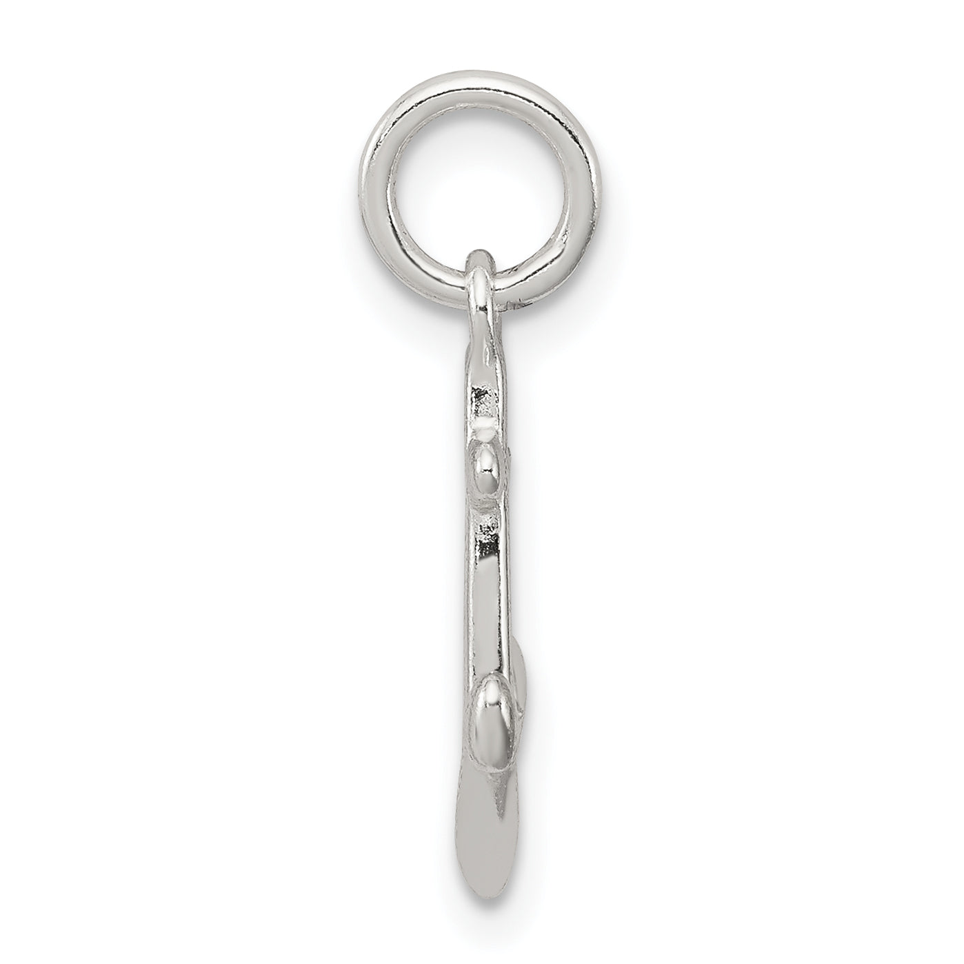 Sophia Jewelers Men's Polished 925 Sterling Silver Anchor Charm Secondary image