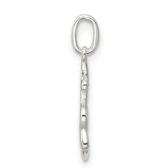 Sophia Jewelers Sterling Silver Polished Charm with Anti-Tarnish Finish