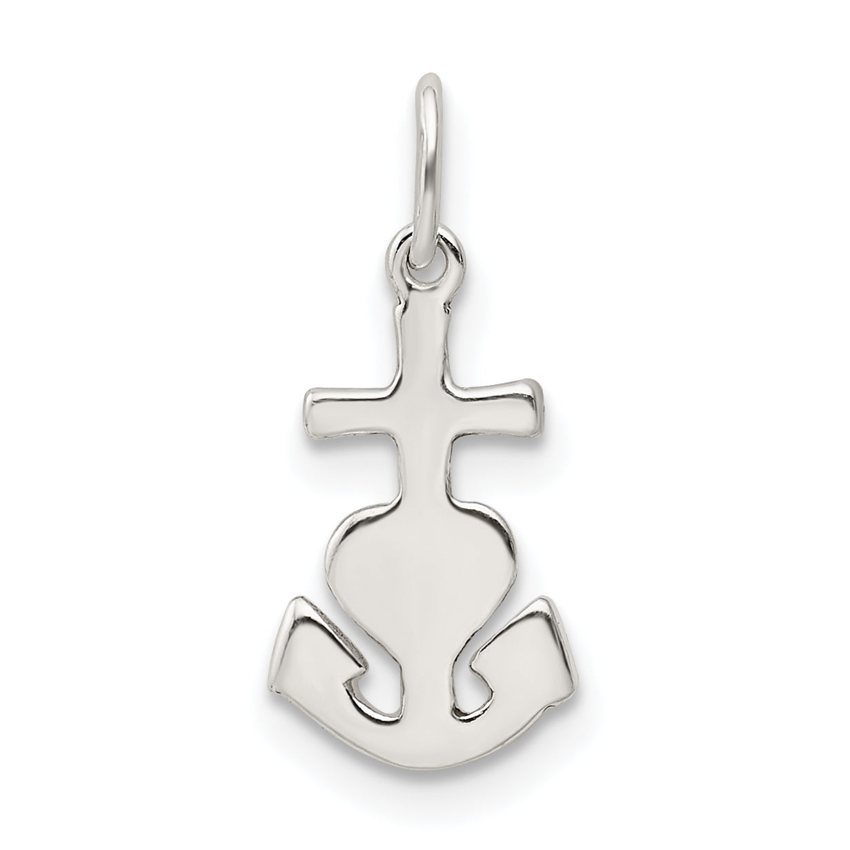 Sophia Jewelers Sterling Silver Polished Charm with Anti-Tarnish Finish