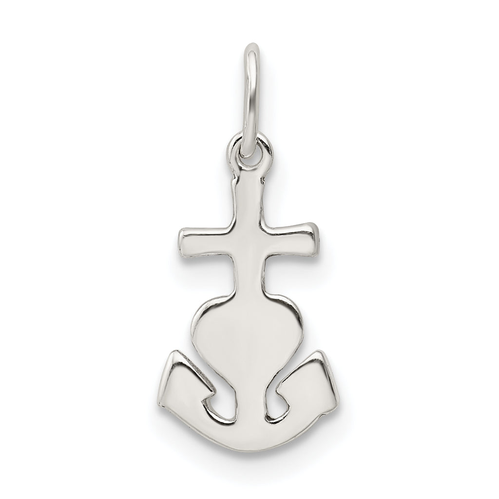 Sophia Jewelers Sterling Silver Polished Charm with Anti-Tarnish Finish