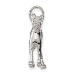 Sterling Silver 925 Great Dane Pendant with Anti-Tarnish Finish
