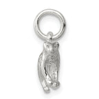 Sophia Jewelers 925 Sterling Silver 3D Leopard Charm  Polished Finish