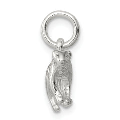 Sophia Jewelers 925 Sterling Silver 3D Leopard Charm  Polished Finish