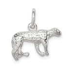 Sophia Jewelers 925 Sterling Silver 3D Leopard Charm  Polished Finish