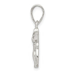 Sophia Jewelers 925 Sterling Silver Cats Pendant with Anti-tarnish Finish