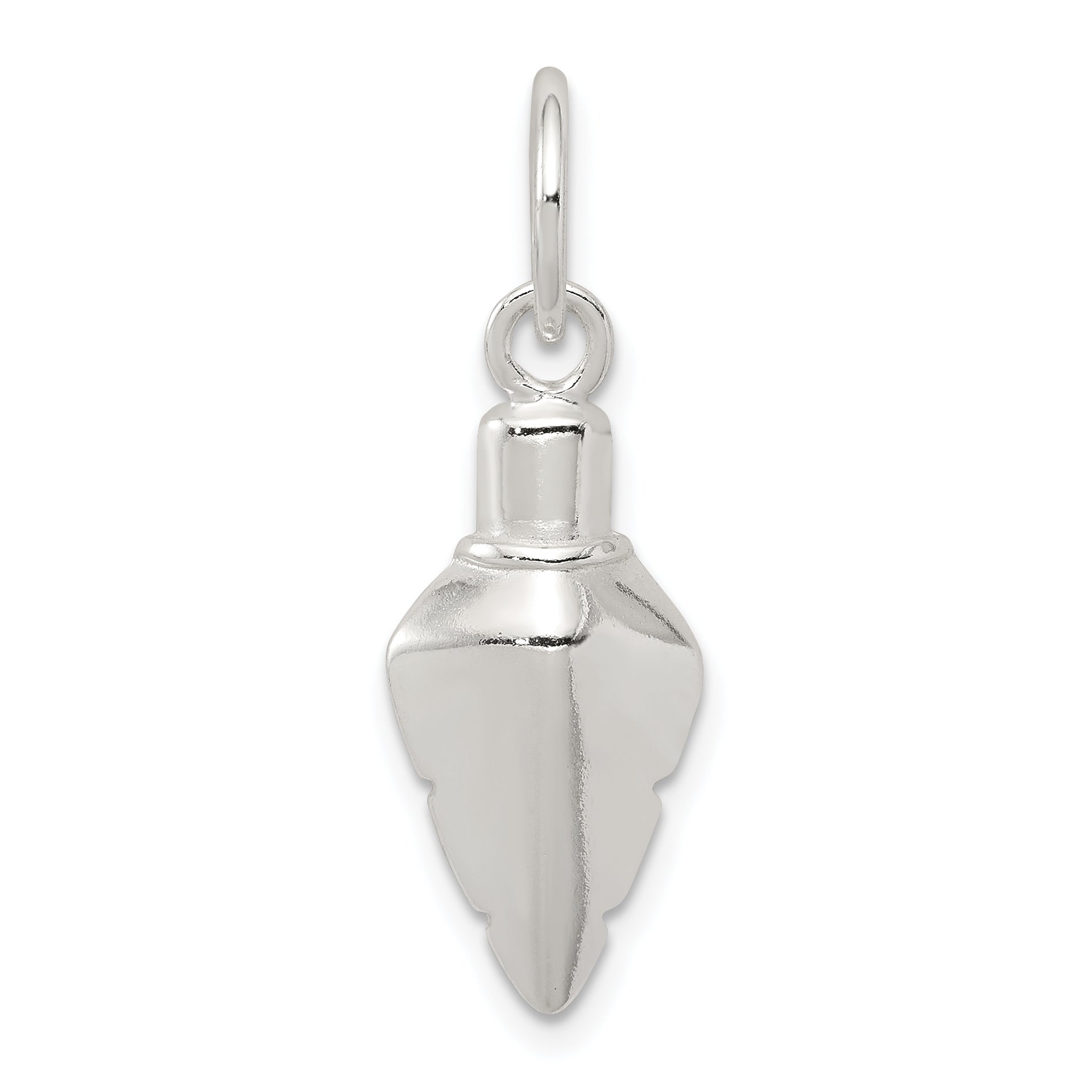 Sterling Silver Polished Arrowhead Charm Main image