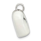 Sterling Silver 925 Enameled Maltese Charm 3D Elegant Design