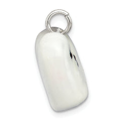Sterling Silver 925 Enameled Maltese Charm 3D Elegant Design