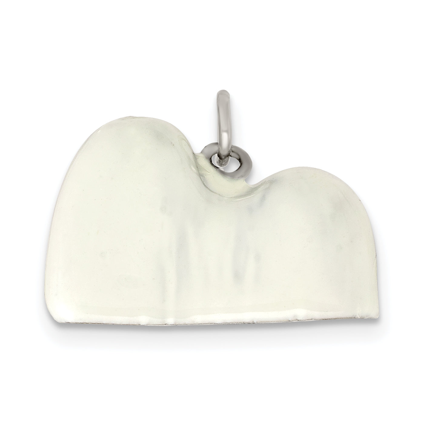 Sterling Silver 925 Enameled Maltese Charm 3D Elegant Design