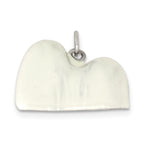 Sterling Silver 925 Enameled Maltese Charm 3D Elegant Design