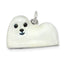 Sterling Silver Enameled Maltese Charm