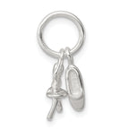 Sterling Silver 925 Ballerina & Shoe Charm Handmade Elegant Jewelry