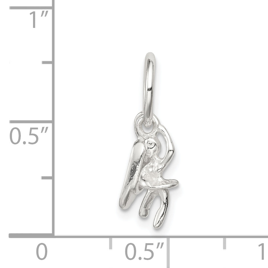 Sterling Silver 925 Ballerina & Shoe Charm Handmade Elegant Jewelry