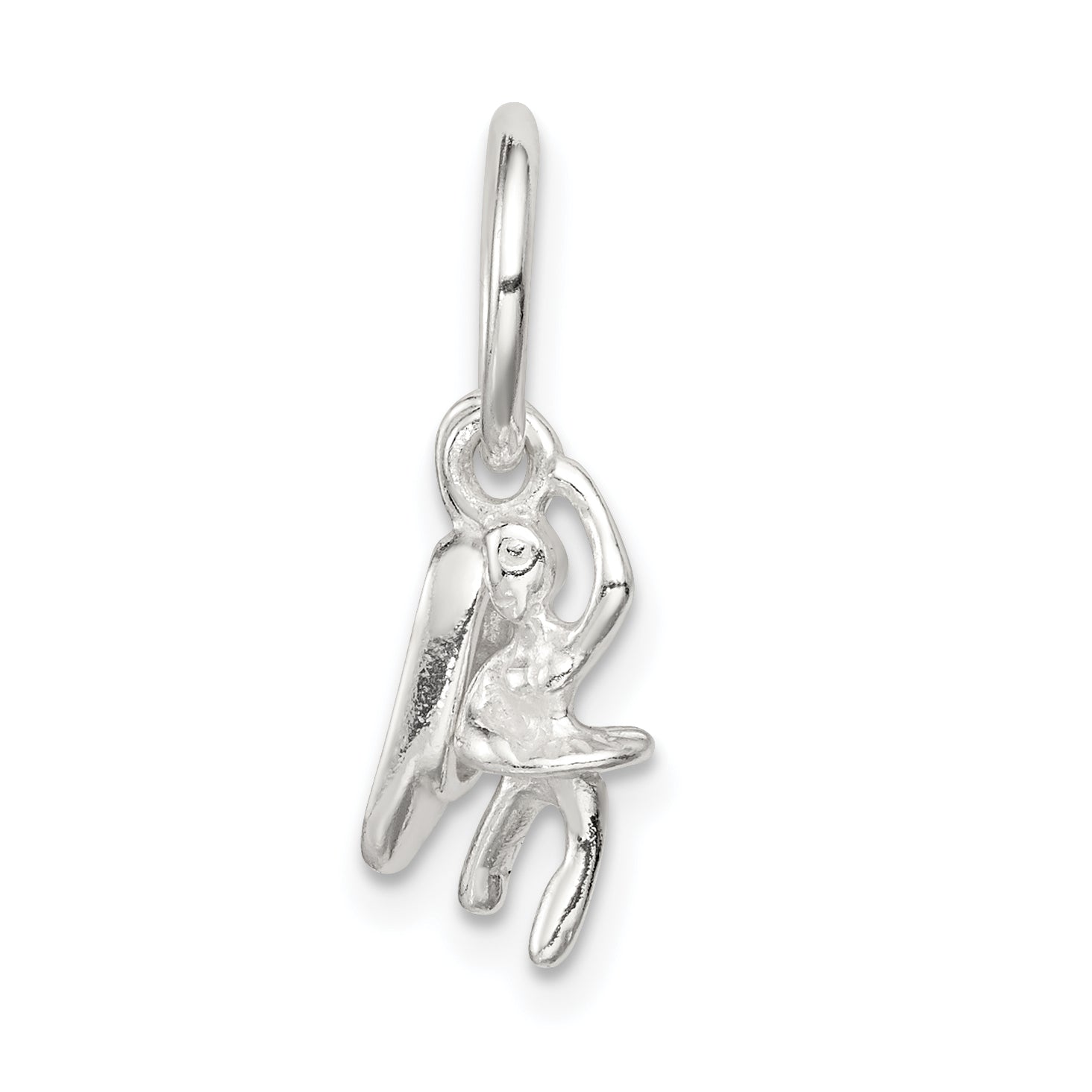 Sterling Silver Ballerina & Shoe Charm Main image