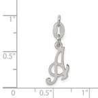 Sophia Jewelers Sterling Silver Initial A Charm with Anti-Tarnish Coating