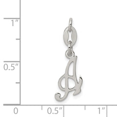 Sophia Jewelers Sterling Silver Initial A Charm with Anti-Tarnish Coating