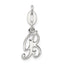 Sterling Silver Letter B Initial Charm